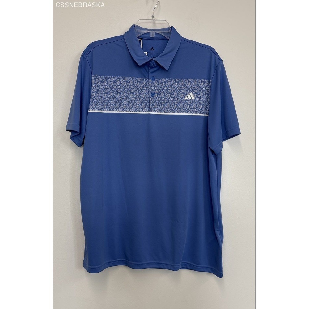 Adidas Blue Polo‎ Shirt Mens - Size XL